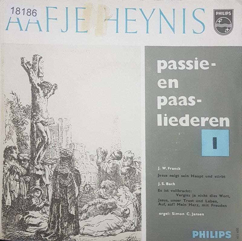 Aafje Heynis - Passie En Paasliederen Vinyl Singles EP Vinyl Zeer Goed / Hoesje Goed "VINYLSINGLES.NL"