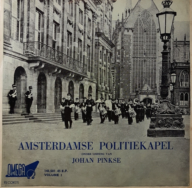Amsterdamse Politiekapel - Volume I Vinyl Singles EP Vinyl Zeer Goed / Hoesje Goed "VINYLSINGLES.NL"