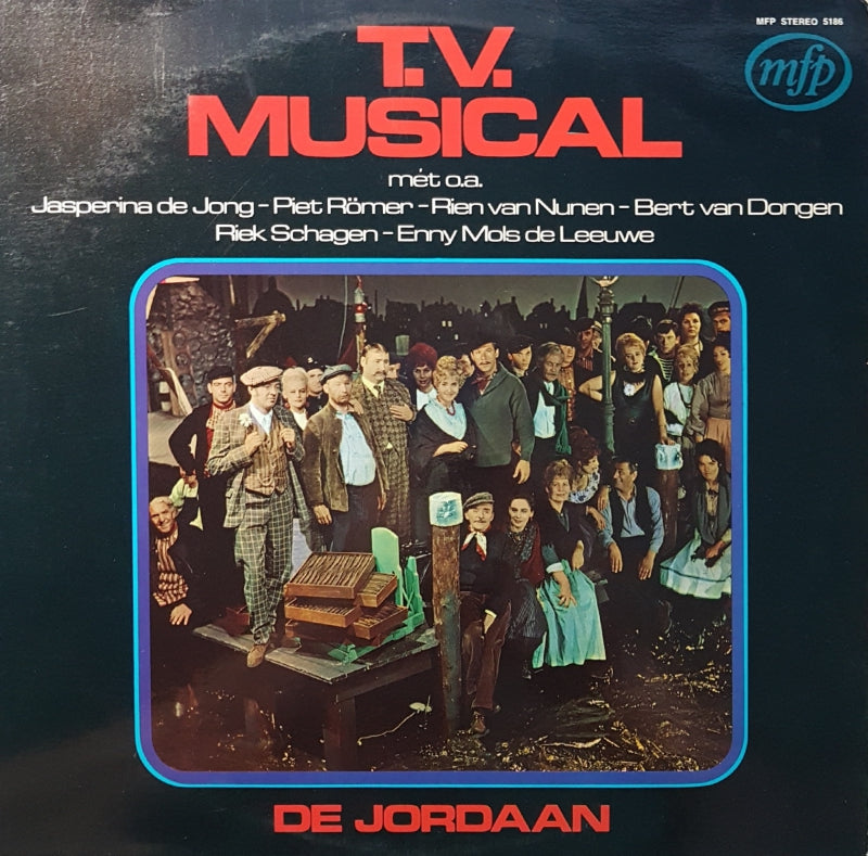 Various - T.V. Musical De Jordaan (LP) 44158 Vinyl LP Vinyl Goed / Hoes Goed