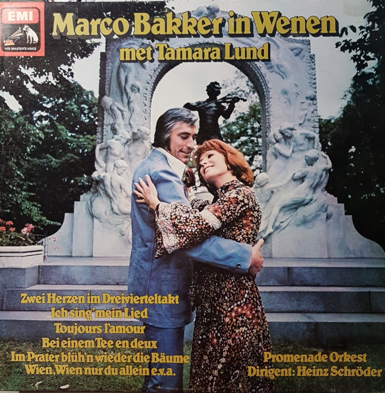 Marco Bakker Tamara Lund - In Wenen (LP) 42266 Vinyl LP Vinyl Goed / Hoes Goed