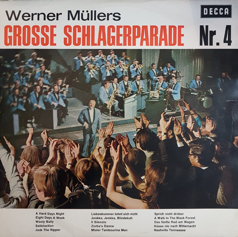 Werner Mullers - Grosse Schlagerparade (LP) 44171 Vinyl LP Vinyl Goed / Hoes Goed