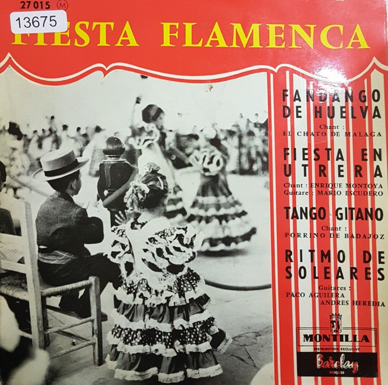Fiesta Flamenca - Fandango De Huelva Vinyl Singles EP Vinyl Zeer Goed / Hoesje Goed "VINYLSINGLES.NL"