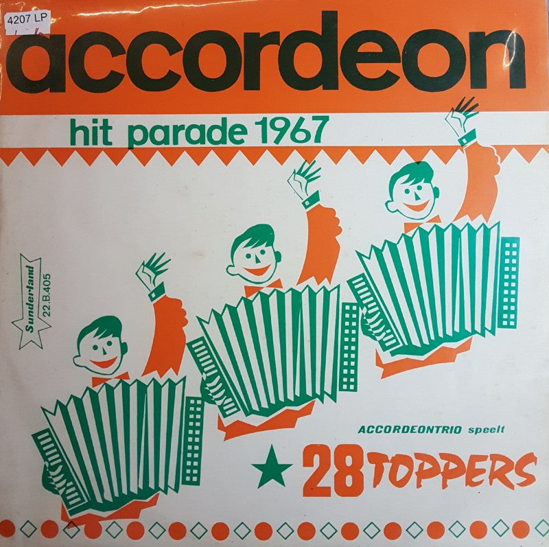 Hitplayers - Accordeon Hit Parade 1967 (LP) 44834 Vinyl LP Vinyl Goed / Hoes Goed
