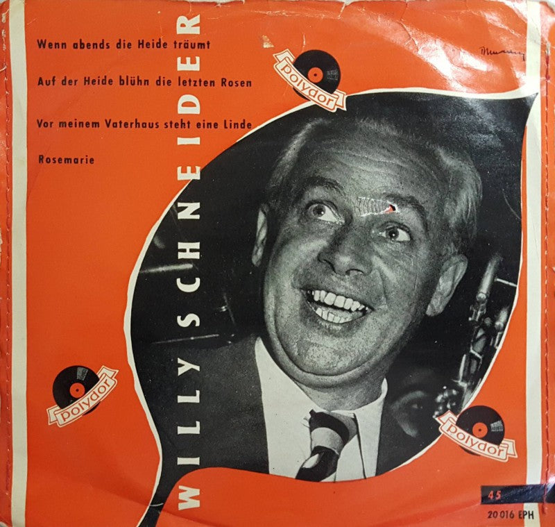 Willy Schneider - Wenn Abeds Die Heide Traumt 16559 Vinyl Singles Vinyl Goed / Hoes Goed