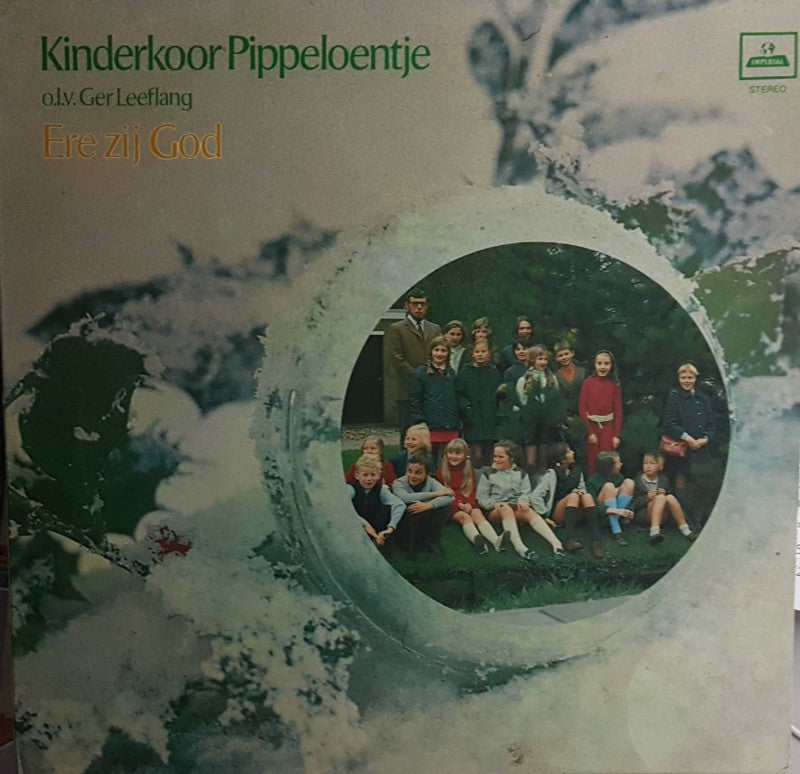 Kinderkoor Pippeloentje - Ere Zij God (LP) 44658 Vinyl LP Vinyl Goed / Hoes Goed