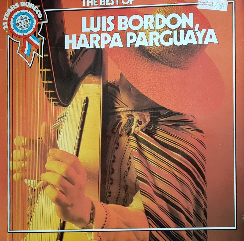 Luis Bordon - The Best Of Luis Bordon, Harpa Paraguaya (LP) 45073 Vinyl LP Vinyl Goed / Hoes Goed