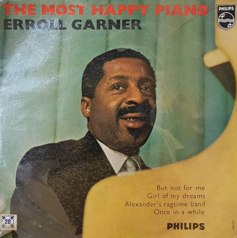 Erroll Garner - The Most Happy Piano Vinyl Singles EP Vinyl Zeer Goed / Hoesje Goed "VINYLSINGLES.NL"