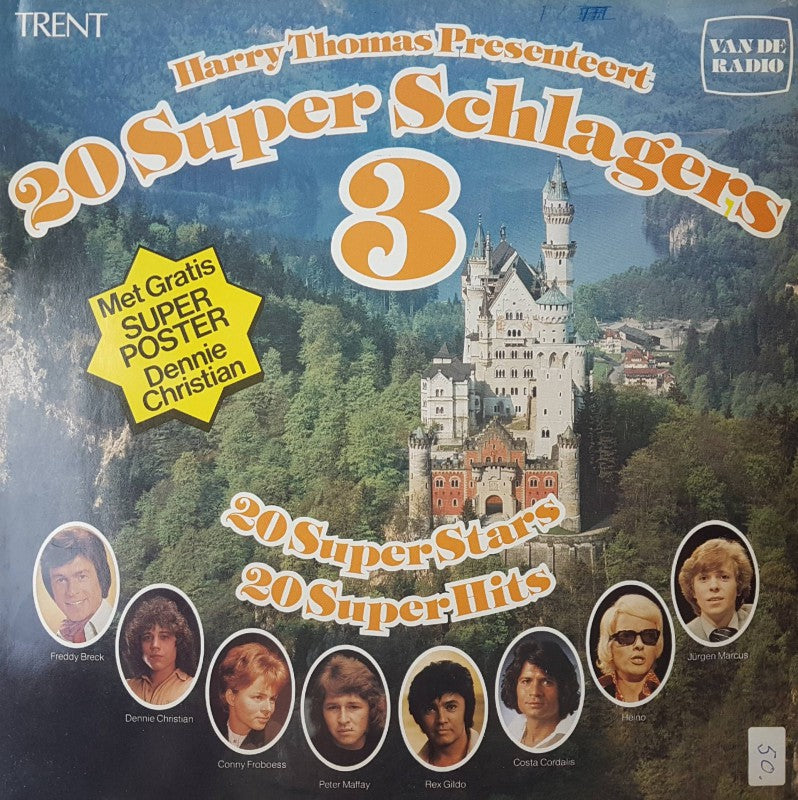 Various - 20 Super Schlagers 3 (LP) 44280 Vinyl LP Vinyl Goed / Hoes Goed