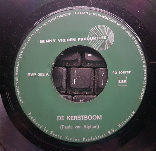 Various - de Kerstboom Op Het Plein 18106 18107 Vinyl Singles Vinyl Goed / Hoes Goed