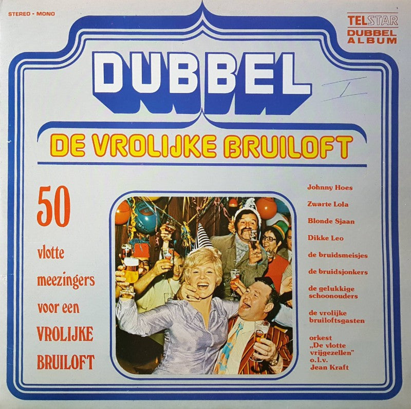 Various - De Vrolijke Bruiloft (LP) 51334 Vinyl LP Dubbel Vinyl Goed / Hoes Goed