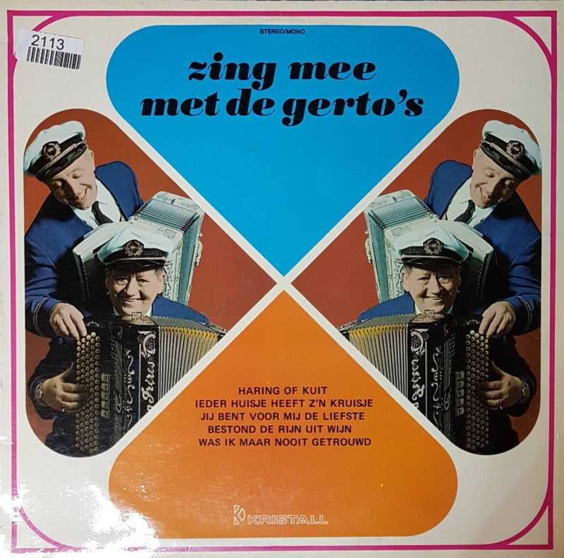 Gerto's - Zing Mee Met De Gerto's (LP) Vinyl LP Vinyl Zeer Goed / Hoesje Goed "VINYLSINGLES.NL"