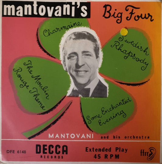 Mantovani - Mantovani Big Four 01269 Vinyl Singles EP Vinyl Goed / Hoes Goed