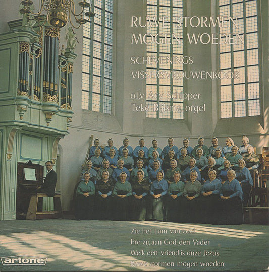 Schevenings Vissersvrouwenkoor - Ruwe Stormen Mogen Woeden 35850 Vinyl Singles EP Vinyl Goed / Hoes Goed