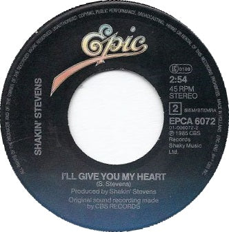 Shakin' Stevens - Breaking Up My Heart 10374 Vinyl Singles Vinyl Goed / Hoes Goed