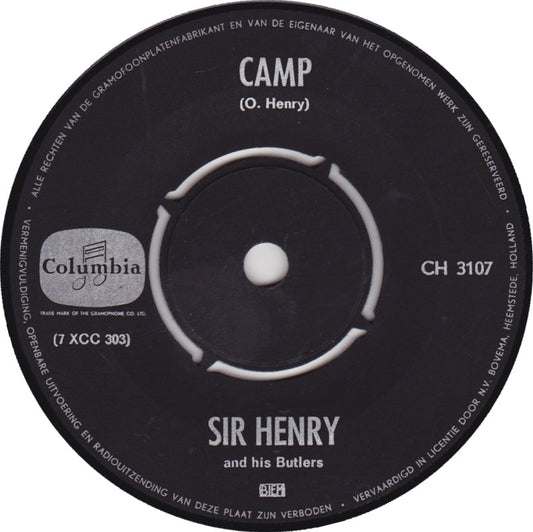 Sir Henry & His Butlers - Camp 42483 Vinyl Singles Vinyl Goed / Hoes Generic