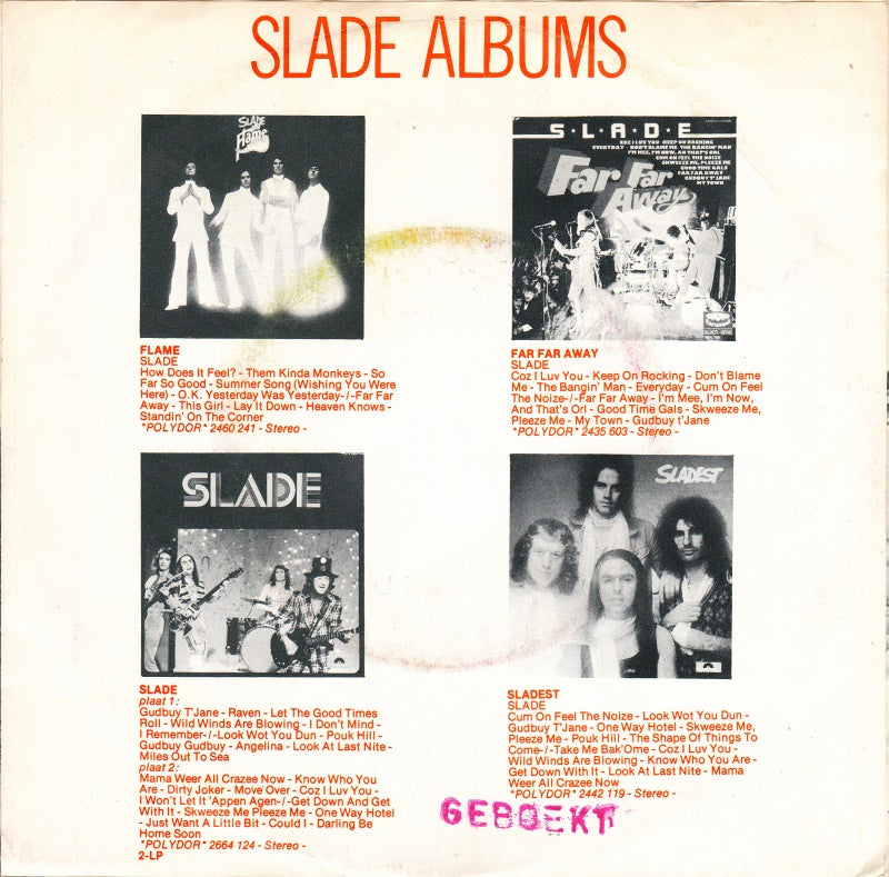 Slade - In For A Penny 15162 Vinyl Singles Vinyl Goed / Hoes Goed