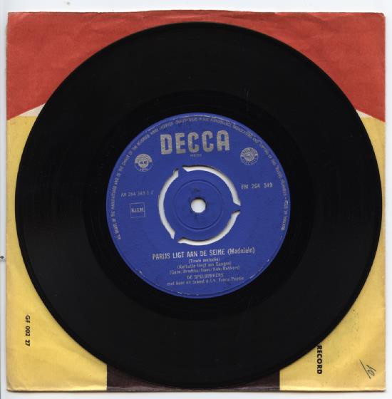 Spelbrekers - Parijs Ligt Aan De Seine 18436 Vinyl Singles Vinyl Goed / Hoes Goed