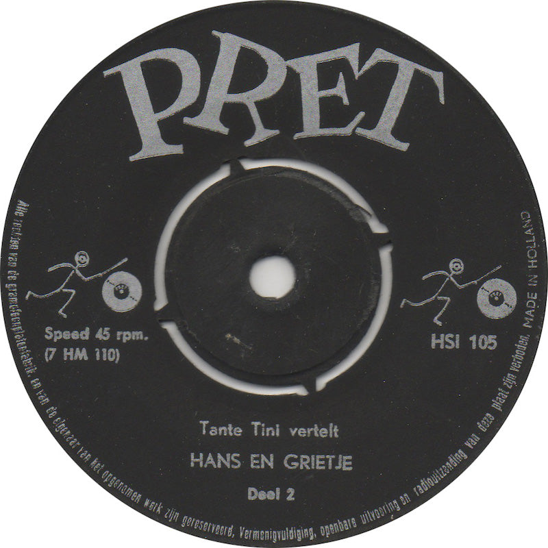 Tante Tini - Hans En Grietje 33710 Vinyl Singles Vinyl Goed / Hoes Goed