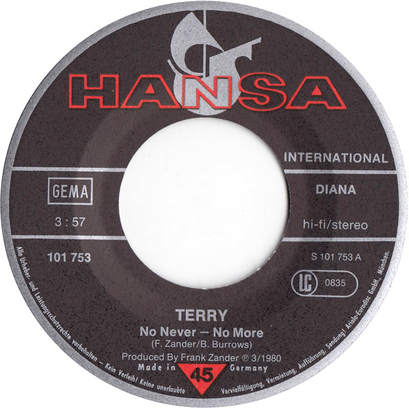 Terry - Nein, niemals - nicht mehr 17613