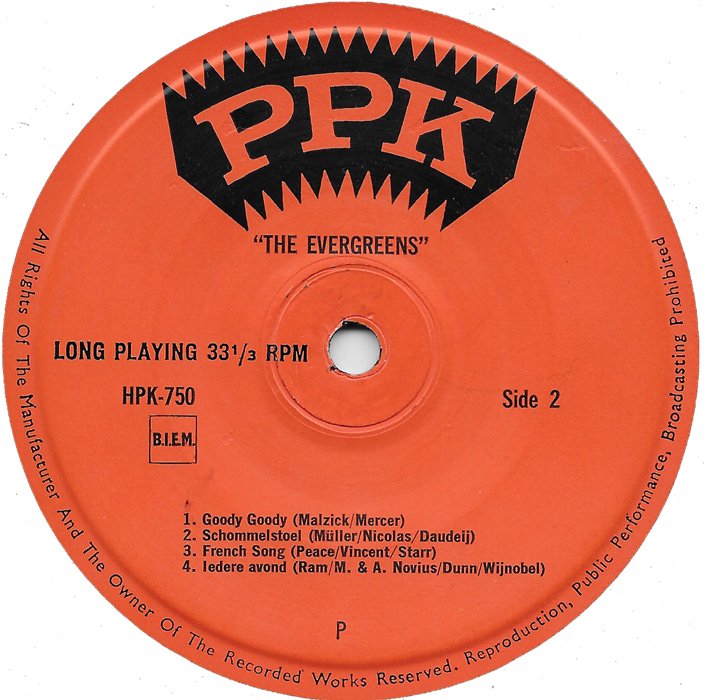 Evergreens - The Evergreens 13792 Vinyl Singles EP Vinyl Goed / Hoes Goed