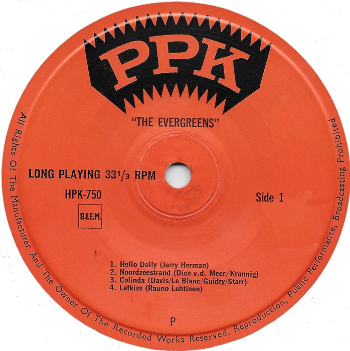 Evergreens - The Evergreens 13792 Vinyl Singles EP Vinyl Goed / Hoes Goed