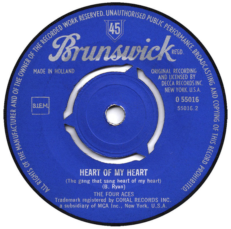 Four Aces - Three Coins In The Fountain 24474 Vinyl Singles Vinyl Goed / Hoes Goed