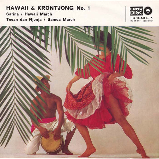 Honolulu Hawaiians - Hawaii & Krontjong No. 1 10509 Vinyl Singles EP Vinyl Goed / Hoes Goed