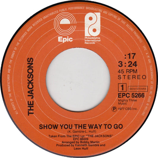 Jacksons - Show You The Way To Go 32626 Vinyl Singles Vinyl Goed / Hoes Generic