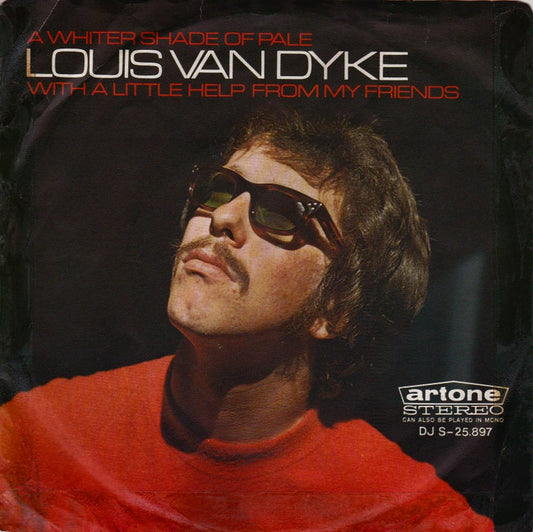 Louis van Dijk - A Whiter Shade Of Pale 32217 Vinyl Singles Vinyl Goed / Hoes Goed