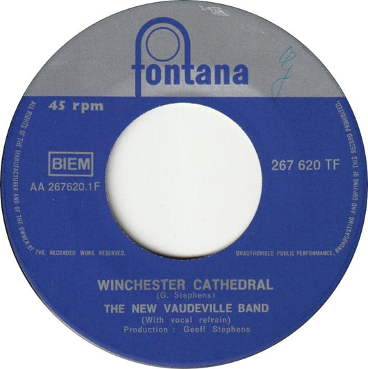 New Vaudeville Band - Winchester Cathedral 42249 Vinyl Singles Vinyl Goed / Hoes Generic