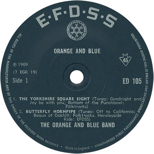 Orange And Blue Band - Yorkshire Square Eight 35483 Vinyl Singles EP Vinyl Goed / Hoes Goed
