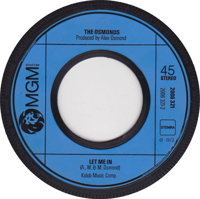 Osmonds - One Way Ticket To Anywhere 15166 Vinyl Singles Vinyl Goed / Hoes Goed