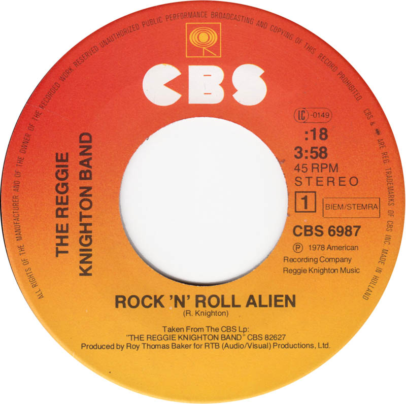 Reggie Knighton Band - Rock 'N' Roll Alien 03194