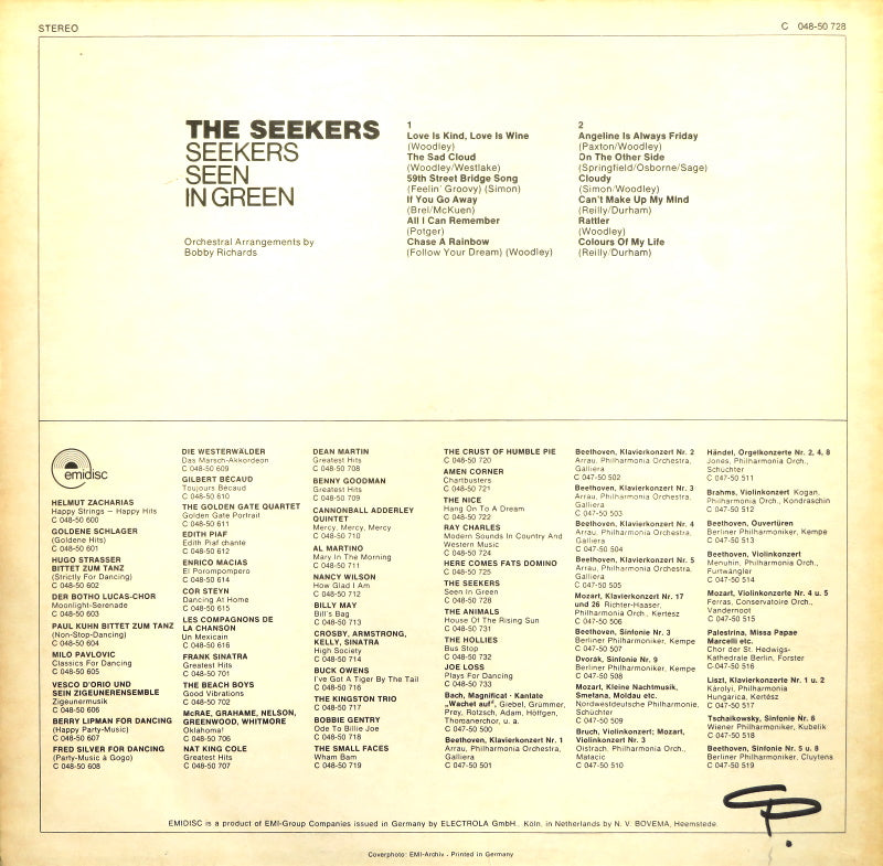 Seekers - Seekers Seen In Green (LP) 46521
