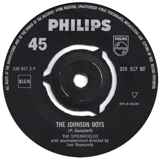 Springfields - Island Of Dreams 07066 Vinyl Singles Vinyl Goed / Hoes Goed