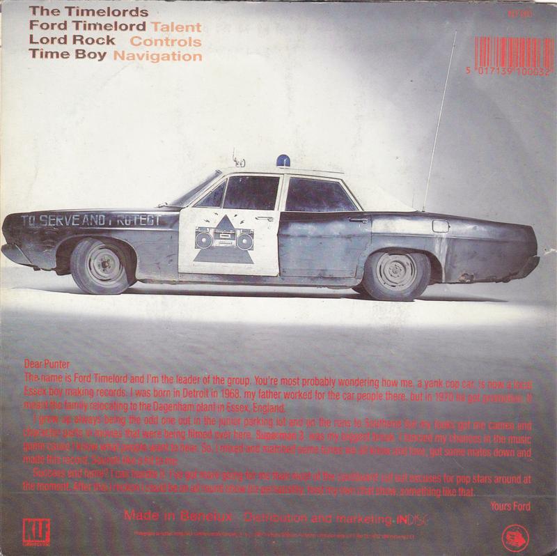 Timelords - Doctorin' The Tardis 15005 Vinyl Singles Vinyl Goed / Hoes Goed