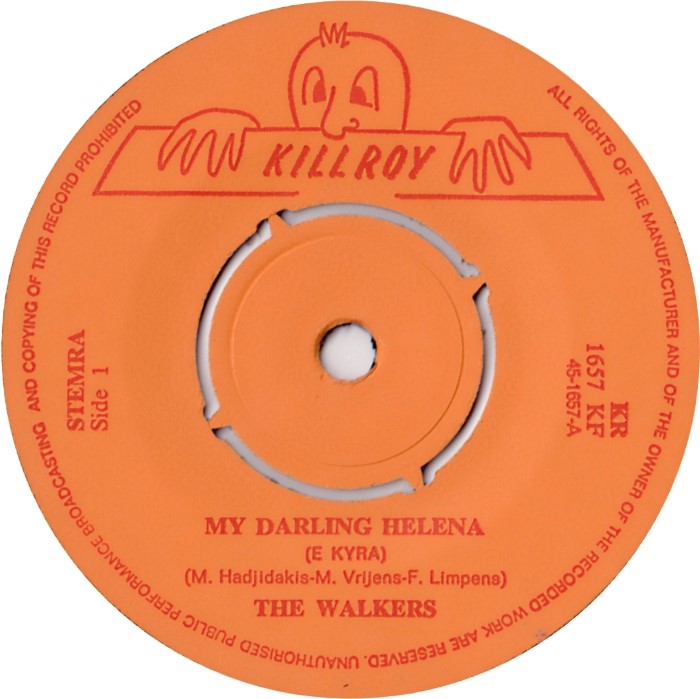 Walkers - My Darling Helena 42568 Vinyl Singles Vinyl Goed / Hoes Goed
