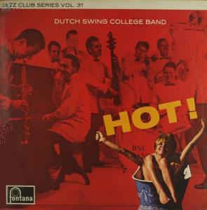 Dutch Swing College Band - Hot (LP) Vinyl LP Vinyl Zeer Goed / Hoesje Goed "VINYLSINGLES.NL"