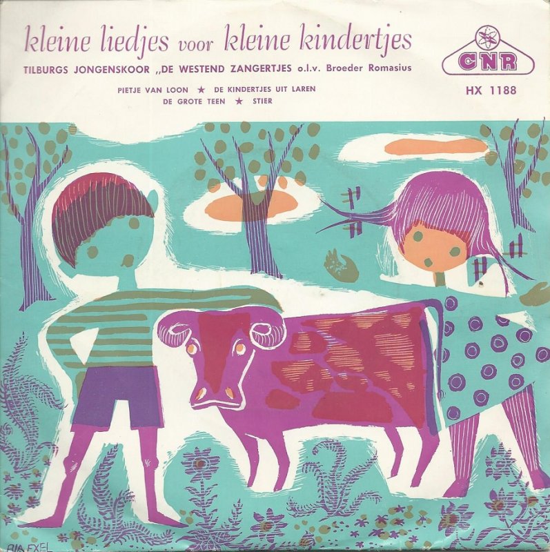 Tilburgs Jongenskoor De Westend Zangertjes - Kleine Liedjes Voor Kleine Kindertjes 42591 Vinyl Singles Vinyl Goed / Hoes Goed