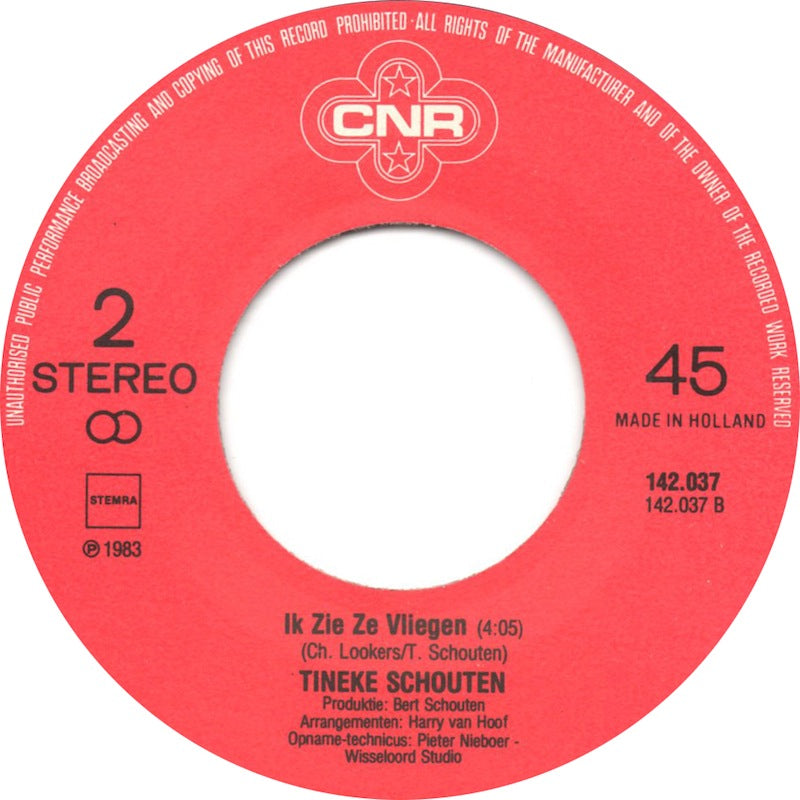 Tineke Schouten - Zwiet, Zwiet Honniebie 43386 Vinyl Singles Vinyl Goed / Hoes Goed