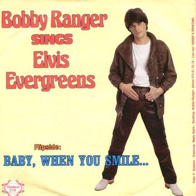 Bobby Ranger - Sings Elvis Evergreens Vinyl Singles Vinyl Zeer Goed / Hoesje Goed "VINYLSINGLES.NL"