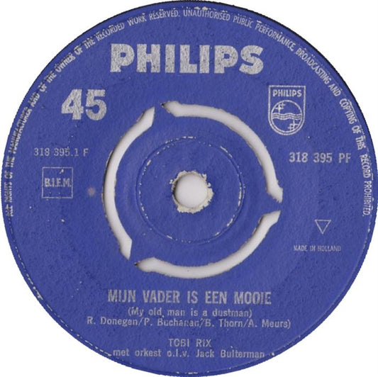 Tobi Rix - Mijn Vader Is Een Mooie 32932 Vinyl Singles Vinyl Goed / Hoes Generic