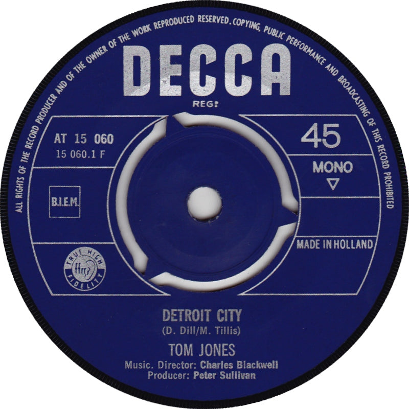 Tom Jones – Detroit City 35987
