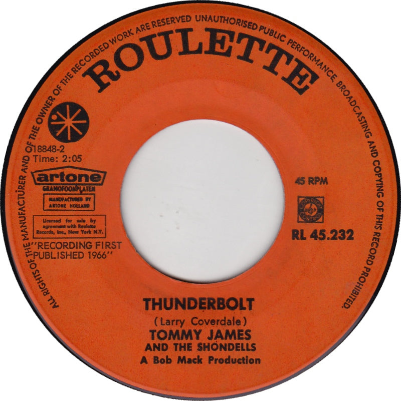 Tommy James & The Shondells - Hanky Panky 34107 Vinyl Singles Vinyl Goed / Hoes Goed