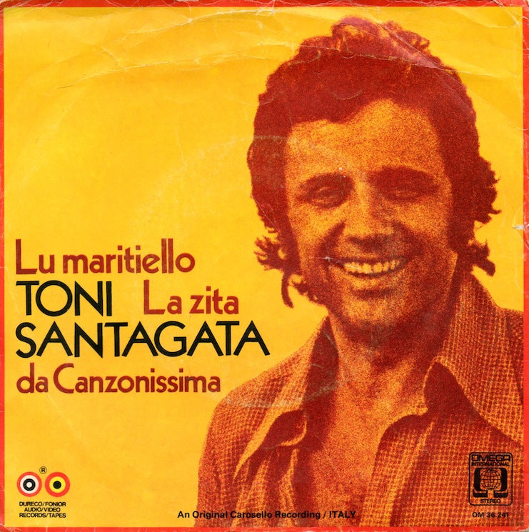 Tony Santagata - Lu Maritiello 09522 Vinyl Singles Vinyl Goed / Hoes Goed