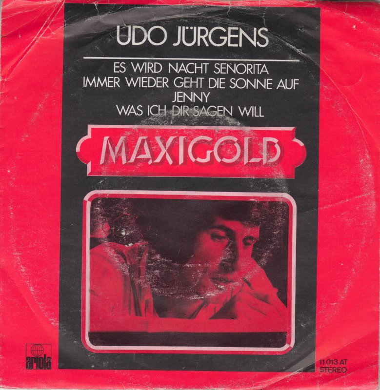 Udo Jurgens - Maxigold 06733 Vinyl Singles EP Vinyl Goed / Hoes Goed