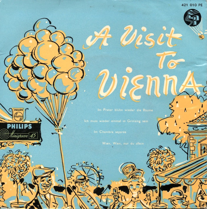 Various Artists - A Visit To Vienna 40784 Vinyl Singles EP Vinyl Goed / Hoes Goed
