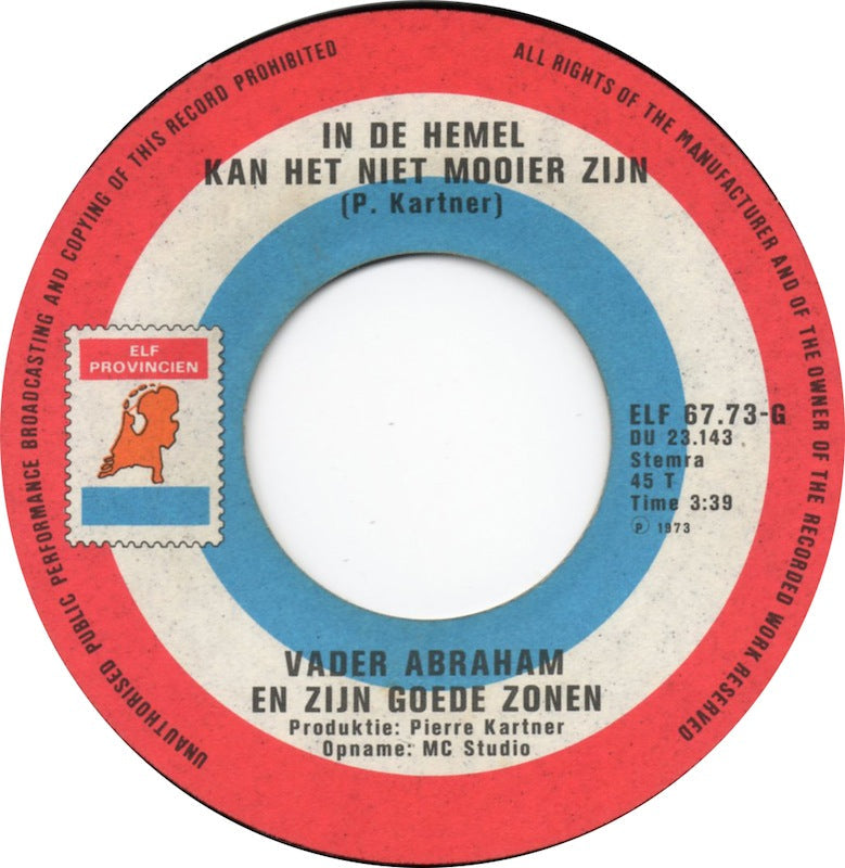 Vader Abraham En Zijn Goede Zonen - Uche Uche 33965 Vinyl Singles Vinyl Goed / Hoes Goed