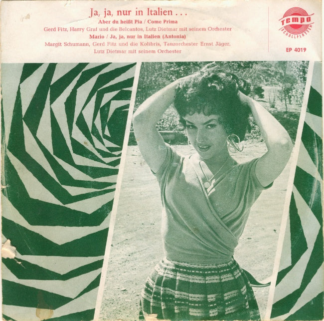 Gerd Fitz Margit Schumann - Ja Ja Nur In Italien 13532 Vinyl Singles Vinyl Goed / Hoes Goed