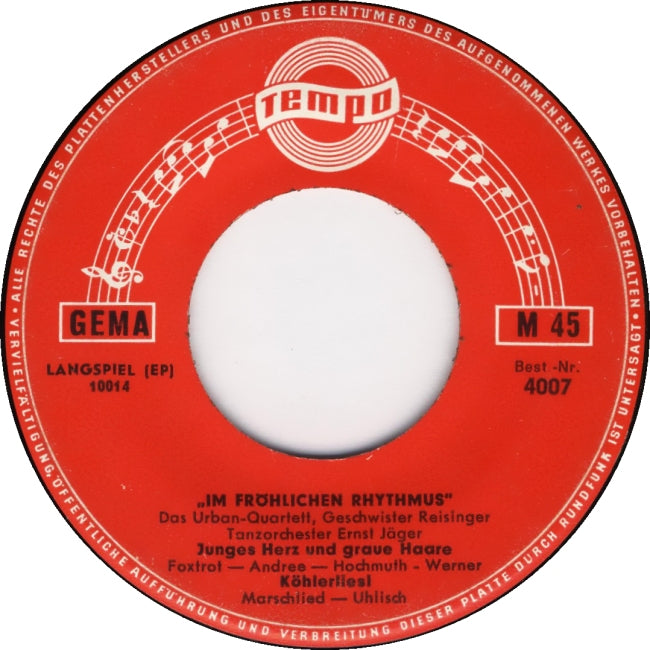 Various - Im Frolichen Rhythmus 13541 Vinyl Singles EP Vinyl Goed / Hoes Goed